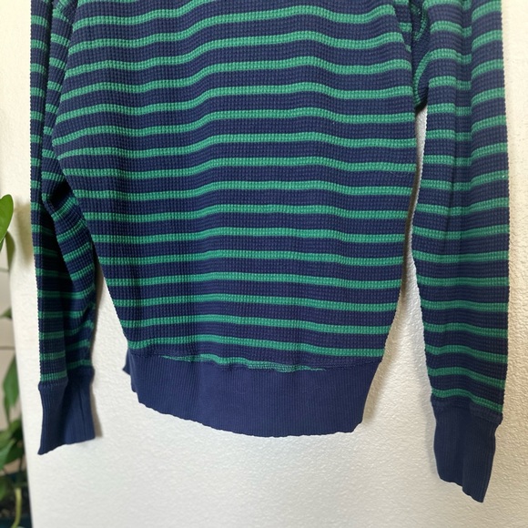 Offline by Aerie Striped Blue and Green Sweater - Picture 8 of 8